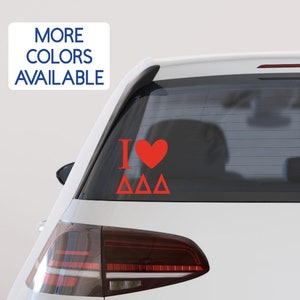 Sorority Sticker - Delta Delta Delta Sticker - Delta Delta Delta Decal - Tri Delta - Car Sticker - Car Decal - Big Little - Sorority Gift