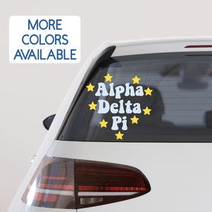 Sorority Sticker - Alpha Delta Pi Sticker - Alpha Delta Pi Decal - Car Sticker - Car Decal - Big Little Gift - Sorority Gift