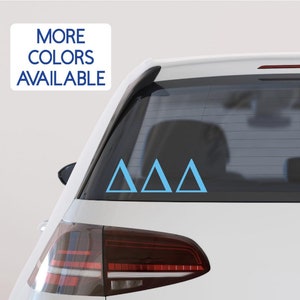 Sorority Sticker - Delta Delta Delta Sticker - Delta Delta Delta Decal - Tri Delta - Car Sticker - Car Decal - Big Little - Sorority Gift