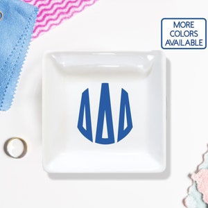 Sorority Ring Dish - Delta Delta Delta Badge Dish - Badge Dish - Tri Delta Ring Dish - Delta Gamma - Sorority Gift - Big Little Gift