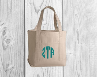 ZTA Sorority Letter Weekend Getaway Bag Zeta Tau Alpha Weekender Tote Bag Zeta Travel Bag Carry On