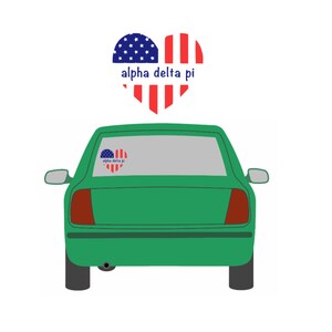 Sorority Sticker - Alpha Delta Pi Sticker - Alpha Delta Pi Decal - Car Sticker - Car Decal - Big Little Gift - Sorority Gift