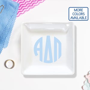 Sorority Ring Dish - Alpha Delta Pi badge dish - Badge Dish - ADPi Ring Dish - Alpha Delta Pi - Ring Dish - Sorority Gift - Big Little Gift