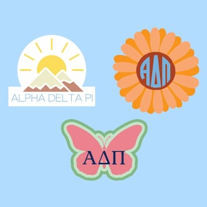 Sorority Sticker - Alpha Delta Pi Sticker - Alpha Delta Pi - Sorority Gift - Big Little Gift - Greek Gift
