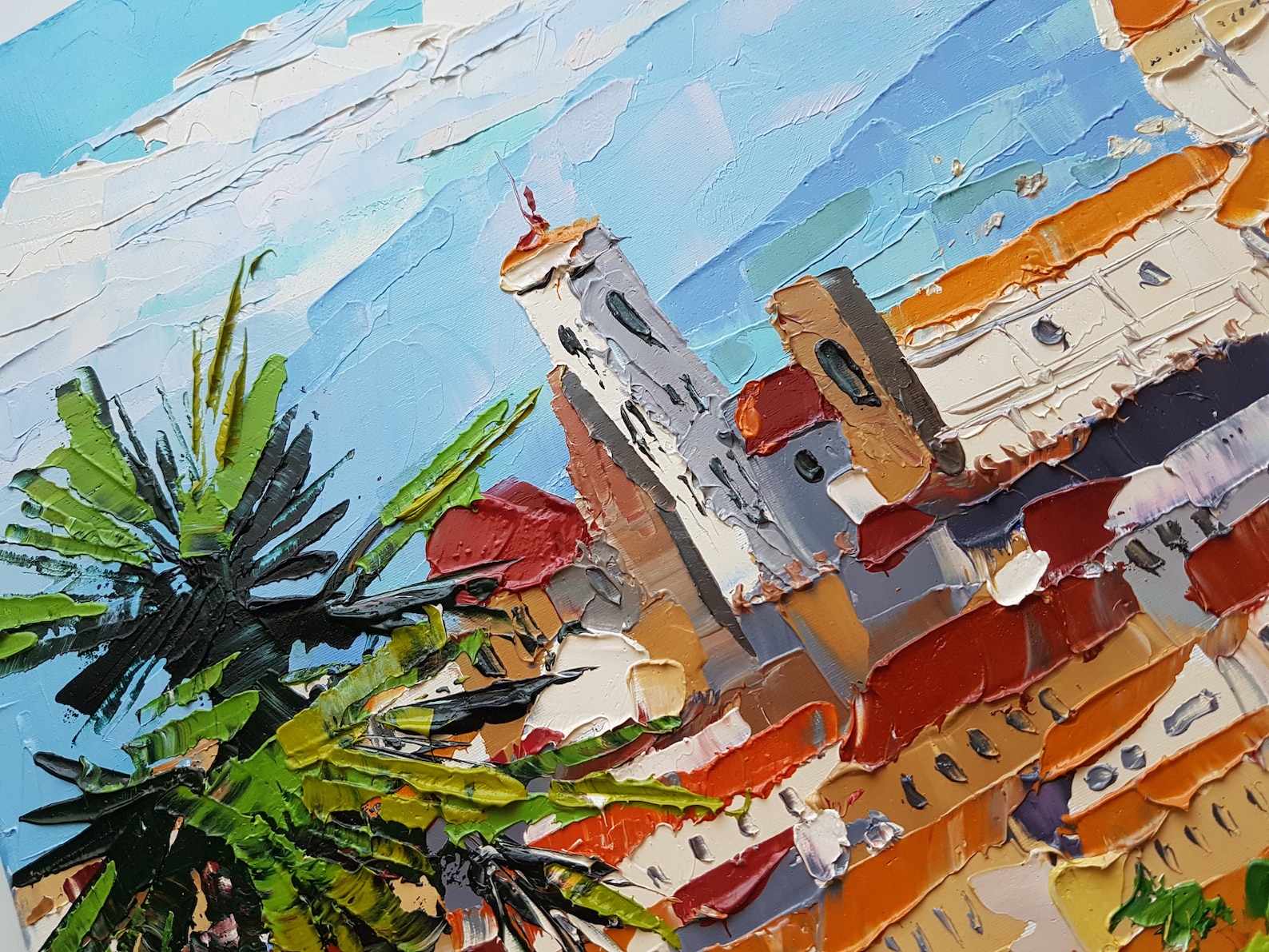 Florence Painting Original Oil Italy Cityscape Art City Scene Etsy