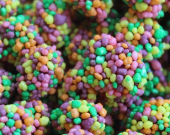 Nerds® Gummy Clusters Arcoíris, Aderezos para Helados y Postres, Sabor a Fruta Dulce, Aderezos de Caramelos Coloridos y Dulce Snack - Bolsa de 454 g (1 lb)