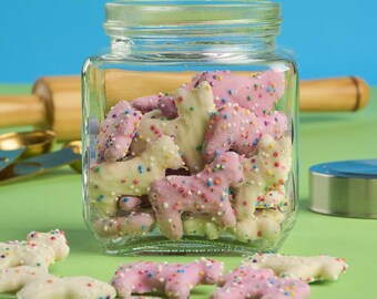 Galletas de animales cubiertas de yogur - Bolsa de 450 g - Dulces para fiestas, recuerdos de boda, refrigerios de cumpleaños