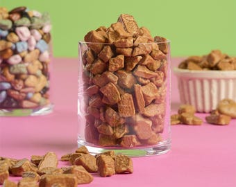 Rocas de chocolate con caramelo salado - 1 libra. Dulces para fiestas, regalos de boda, dulces de cumpleaños, coberturas de chocolate, decoración de postres