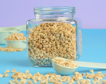 Cacahuetes tostados picados – 450 g. A granel para repostería, helados, fiestas, bodas y postres.