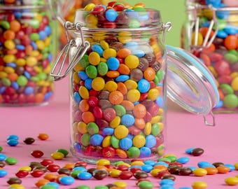 Mini M&M's de chocolate con leche para hornear (1 libra) – Dulces para mesas de postres, repostería, recuerdos de fiesta y dulces.