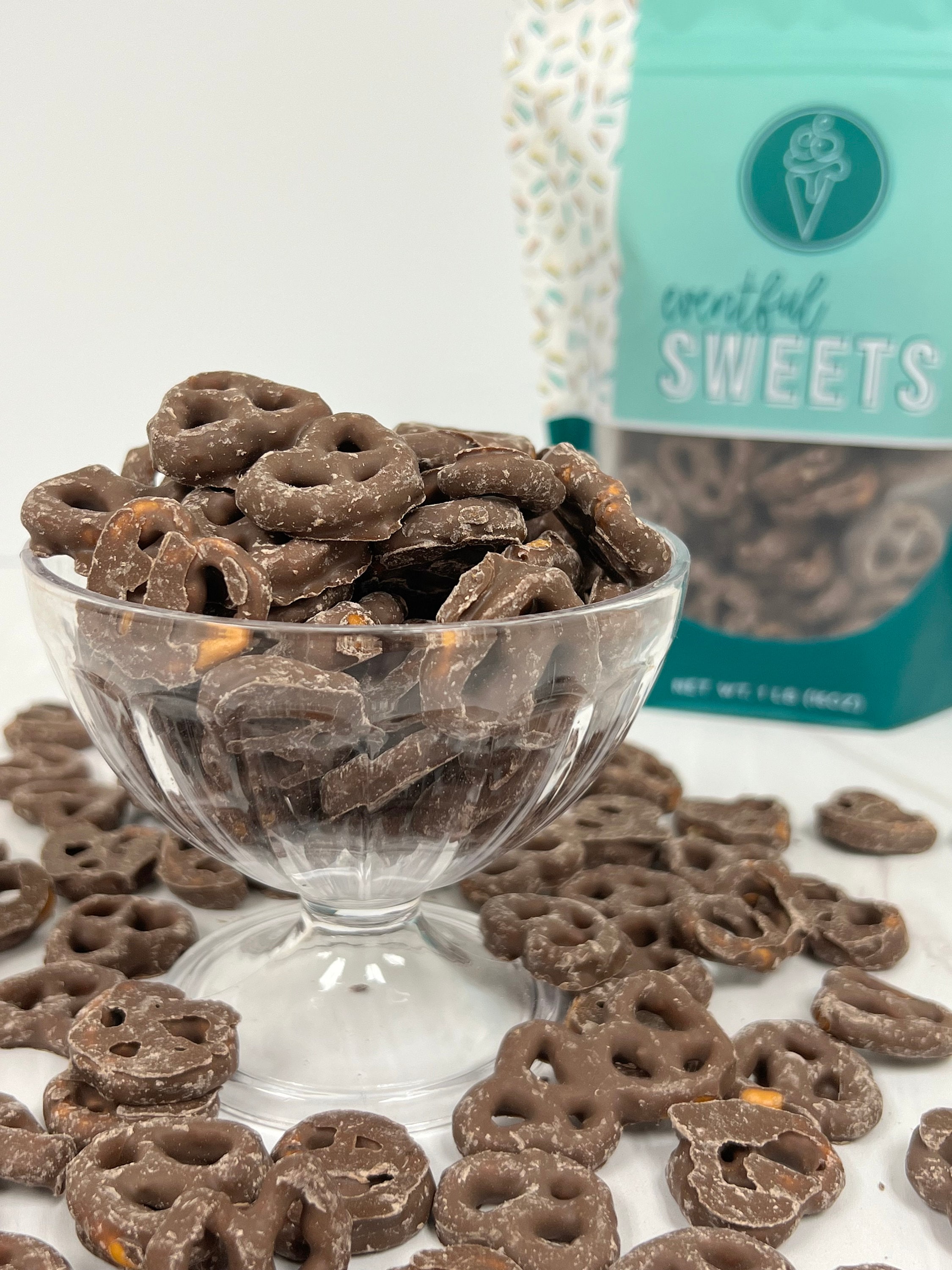 Micro Mini Cocoa Pretzels, Popular Ice Cream Toppings, Chocolate