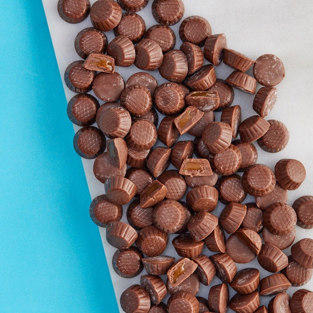 Mini Milk Chocolate Caramel Cups Shelf Stable Ice Cream Etsy