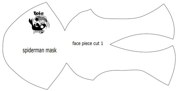 Felt Spider-Man Mask Tutorial + Free Template - In Pursuit of Chic