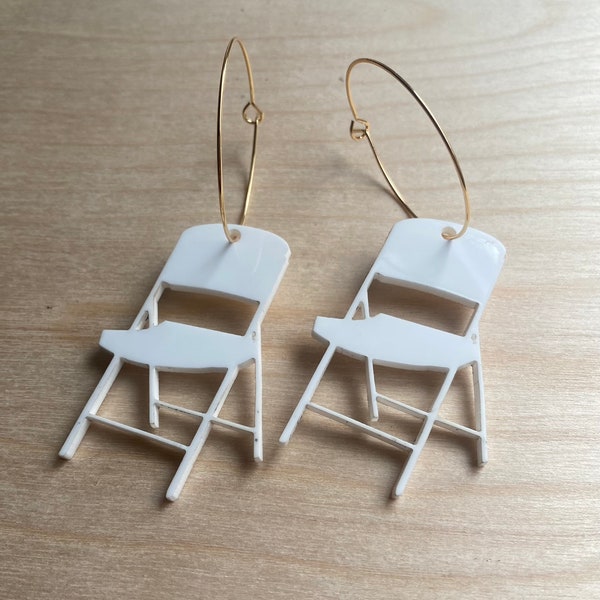 Folding Chair Earring // Alabama Chair // Montgomery Tea Party // Dangle Earrings // Arch Earrings // Drop Earrings