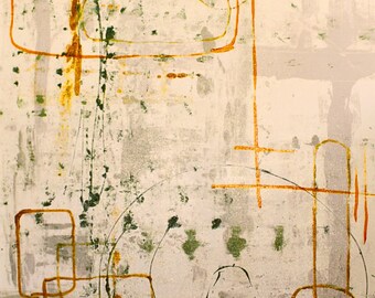 Abstract Contemporary Digital Wall Art
