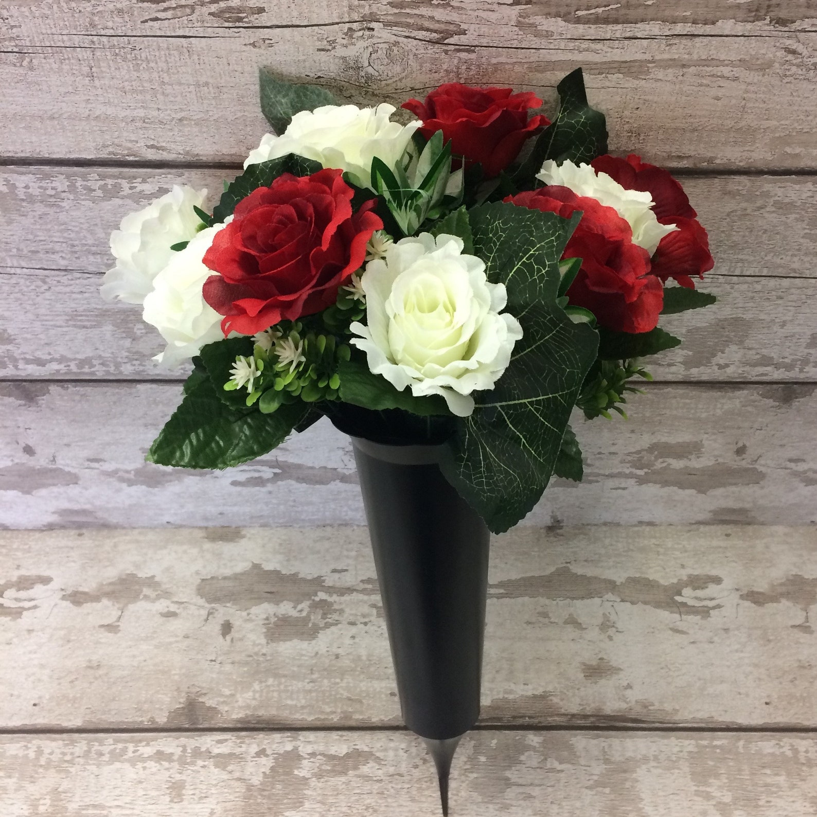 Artificial Flowers Silk Flowers Grave Decoration Grave Vase Etsy