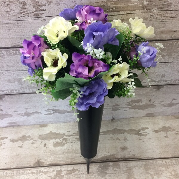 Artificial Flowers for Grave Etsy UK