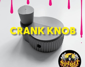 Ghostbusters Spirit Halloween Life Size Proton Pack Crank Knob prop. Fits right over existing knob - snap fit.