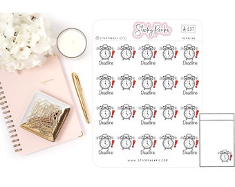 Planner Stickers Urgent Reminder To Do Stickers Repositionable Matte Vinyl to suit all planners