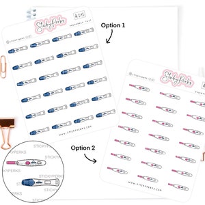 Autocollants pour tests de grossesse et d'ovulation | Faites le test | Test d'achat | Planification de bébé | FIV | Enceinte | Tests | La vie de maman | Petits autocollants |
