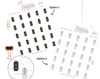 Krachtdrank 2 | Plannerstickers | Koude dranken | IJsdrankjes | Zomerdrankjes |