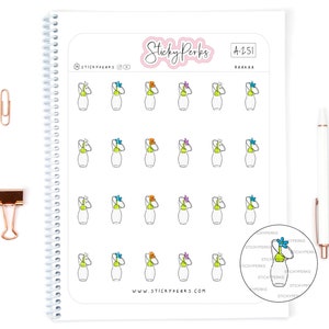 Adesivo per tiralatte manuale / Espresso a mano / Raccolta del latte / Conservazione / Allattamento al seno / Bambino / Vita da mamma / Adesivo piccolo pianificatore /