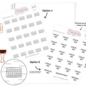 Birth Control Pills | Planner Stickers | Reminder | Refill | Pick Up | Medicine | Womens Health