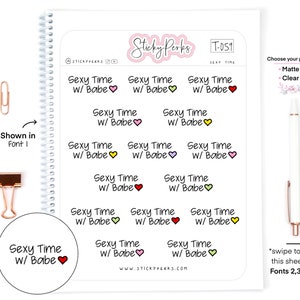 Sexy Time | Script | Small text | Date Night | Romance | Love | Sex |