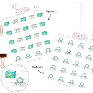 Luiers & Doekjes | Kleine plannerstickers | Nieuwe baby | Mama leven | Nieuwe moeder | Pasgeboren | Zuigeling | Peuter |
