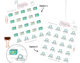 Diapers & Wipes | Small Planner Stickers | New Baby | Mom life | New Mom | Newborn | Infant | Toddler |