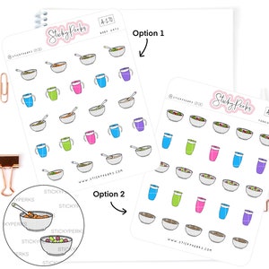 Toddler & Baby Eats | Planner Sticker| Snacks | Sippy Cups | Snack Time