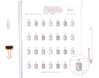 Nail Polish | Planner Stickers | Paint Nails | Polish | Manicure | Pedicure |
