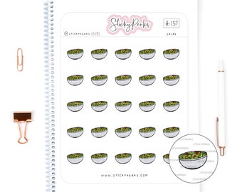 Salad | Planner Stickers | Healthy Food | Diet |