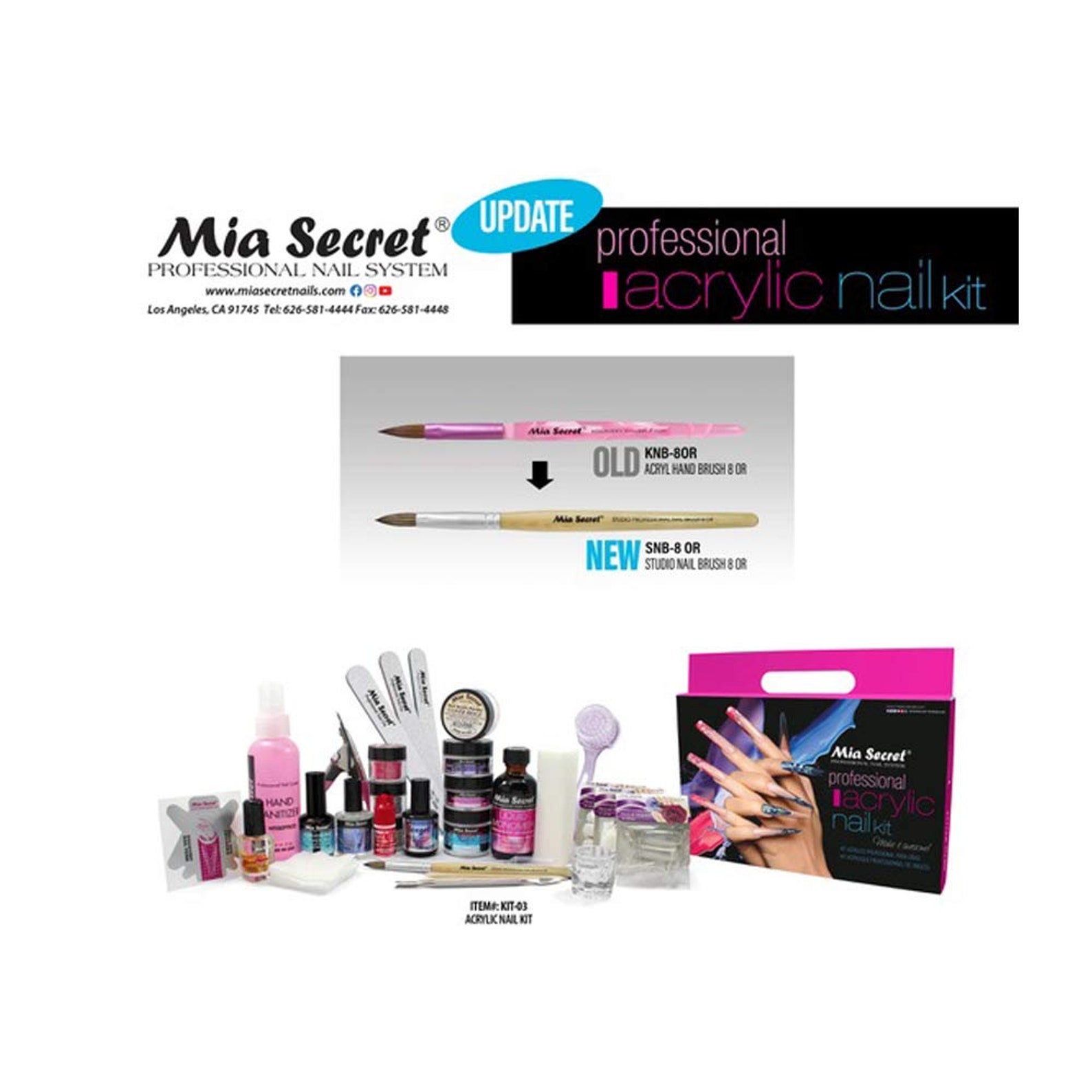 Mia Secret Professional Acrylic Nail Kit For Beginners & Etsy