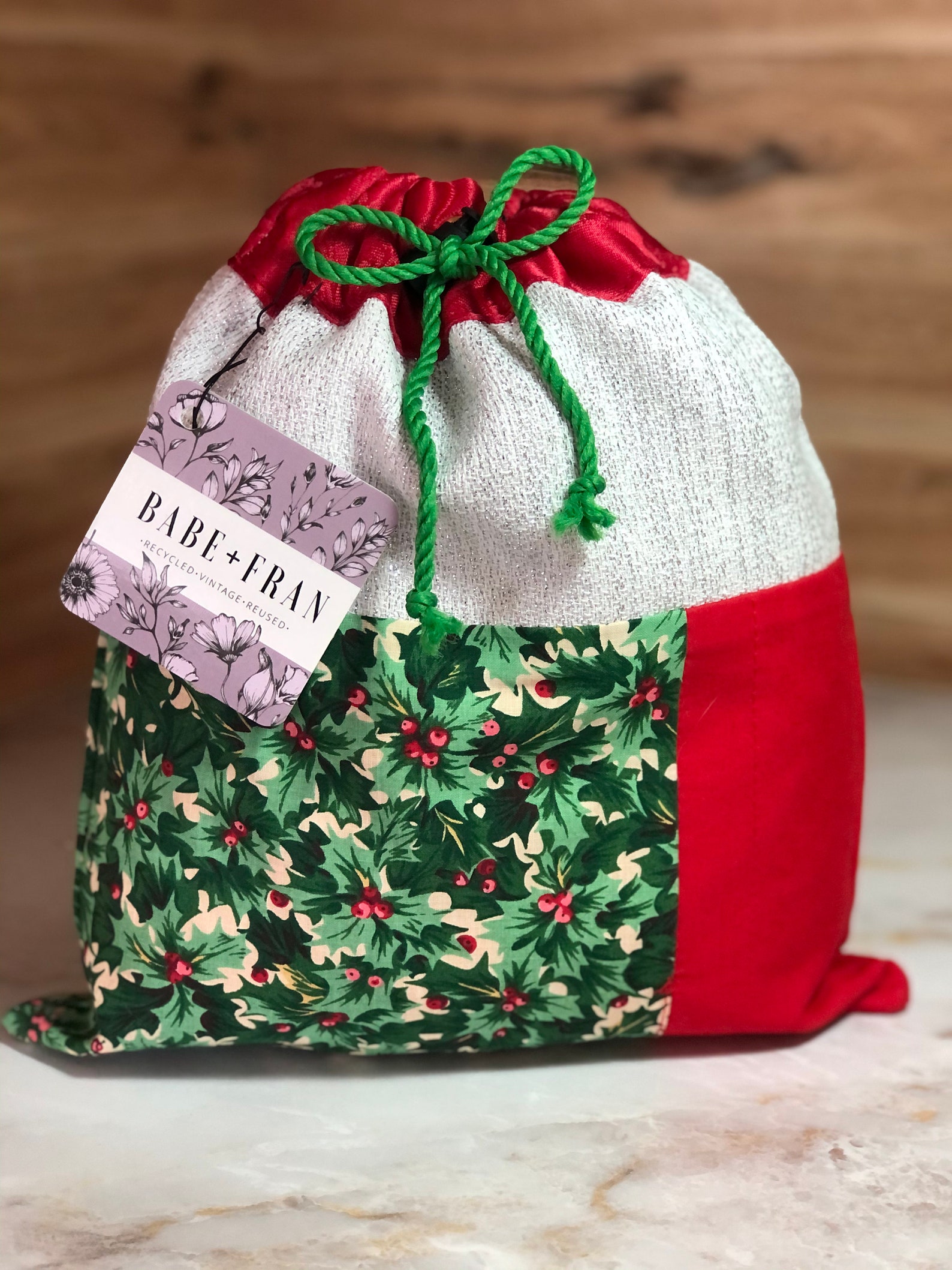 Reusable Fabric Christmas Gift Bag Etsy