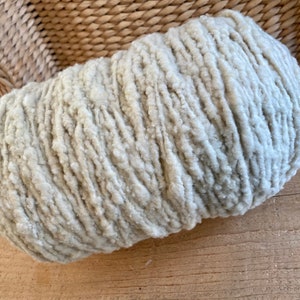 Corespun 100% Targhee creamy white yarn Zuzu *price is per yard*