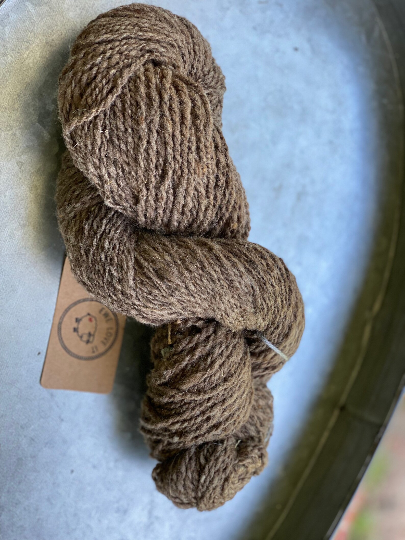 Handspun 100 Targhee wool yarn Etsy