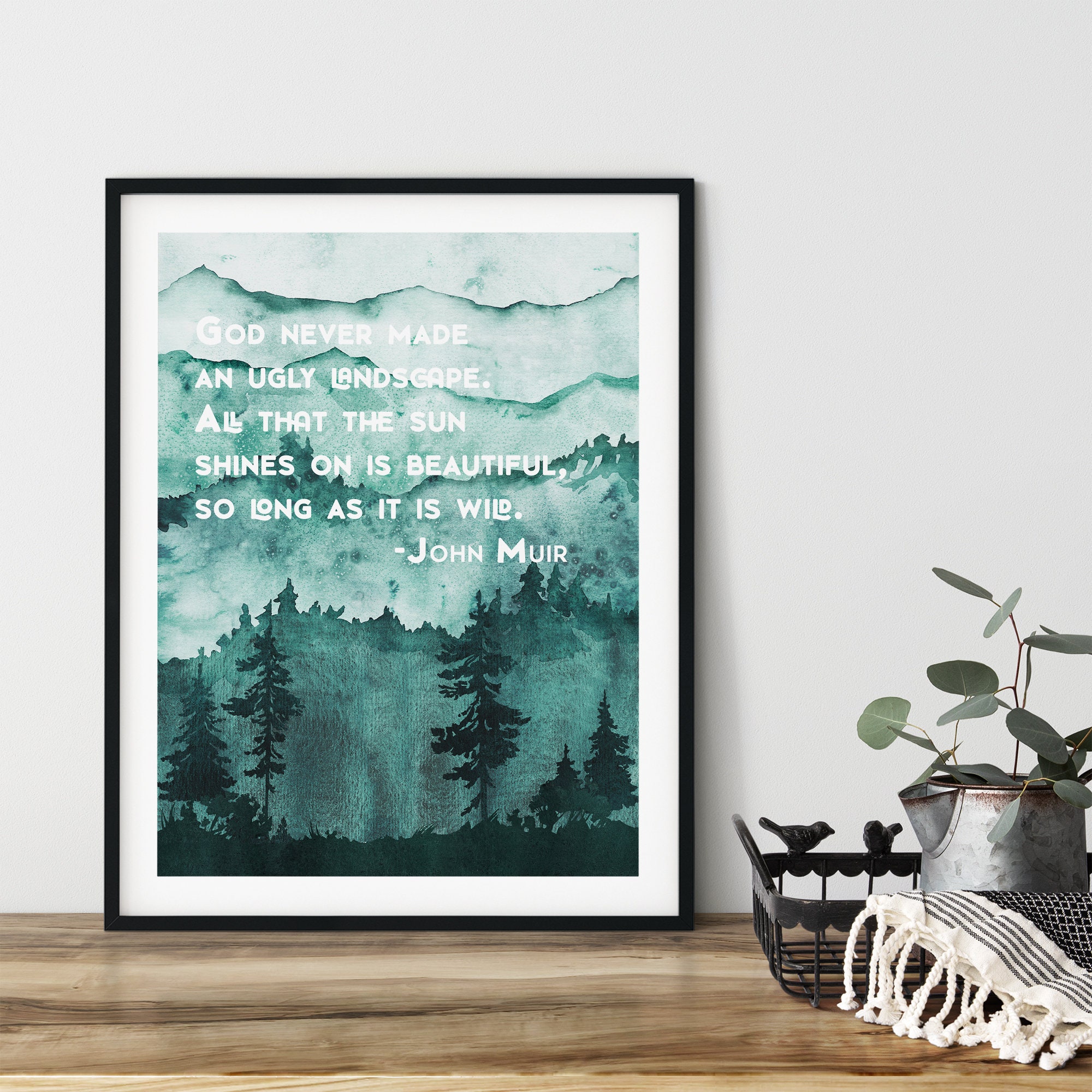 Beautiful and Wild John Muir PRINTABLE Digital Printable - Etsy