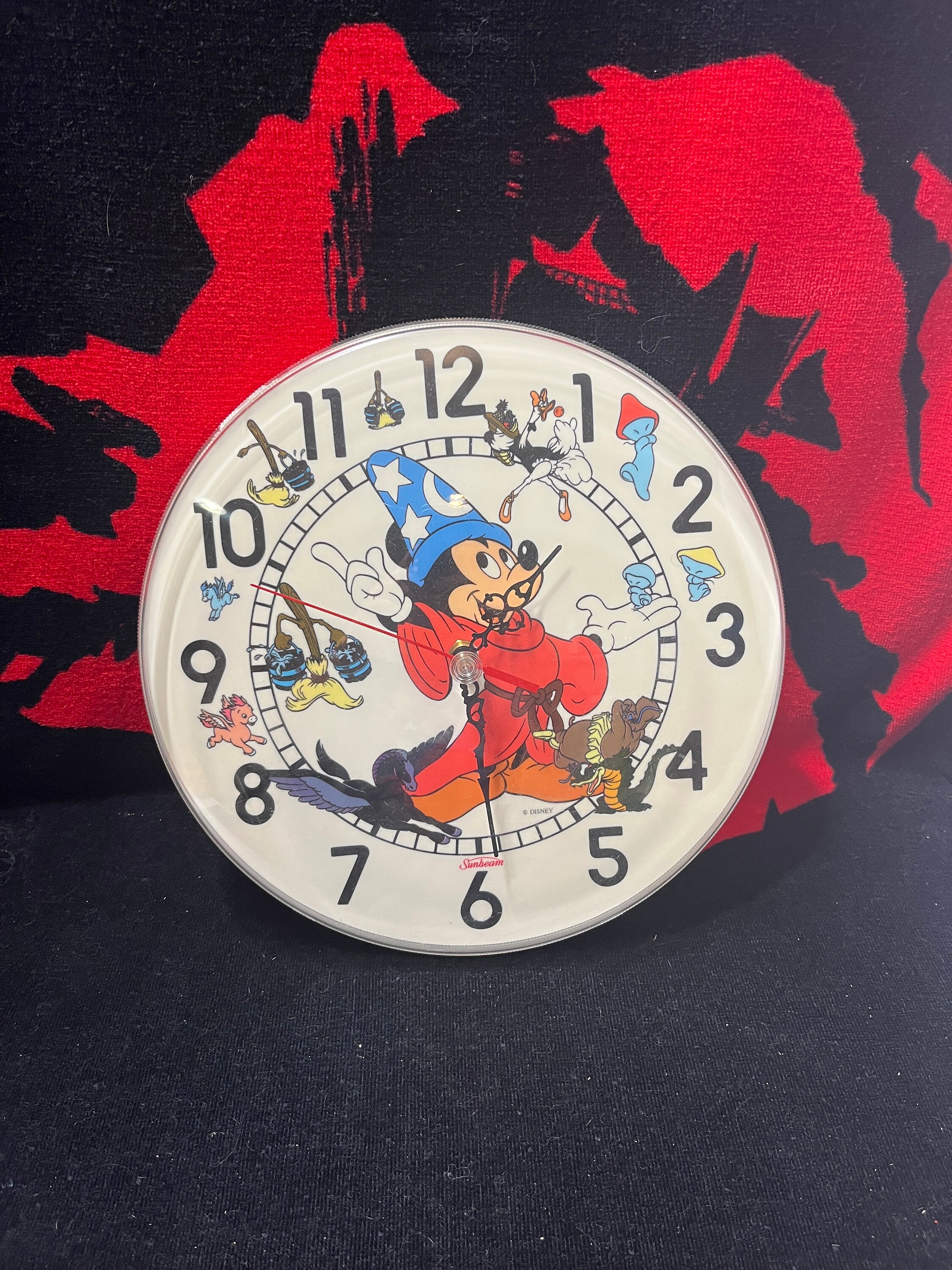 Walt Disney's Mickey Mouse Fantasia Figure Die-Cut Embroidered Patch Large  Version