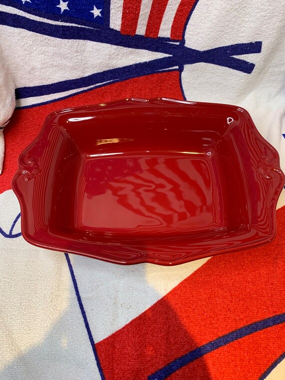 Princess House Pavillion. Berry. Casserole Dish. Retired. 16 Etsy