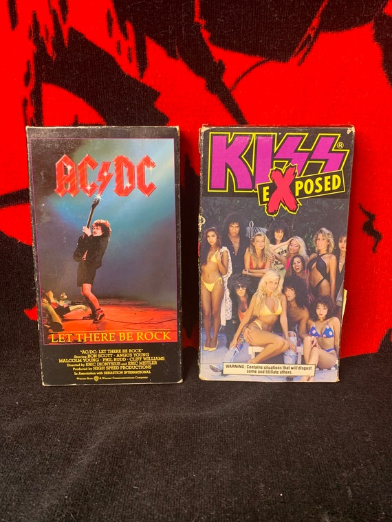 Kan ignoreres Radioaktiv ært VHS Tapes.ac/dc Let There Be Rock and Kiss Exposed. - Etsy