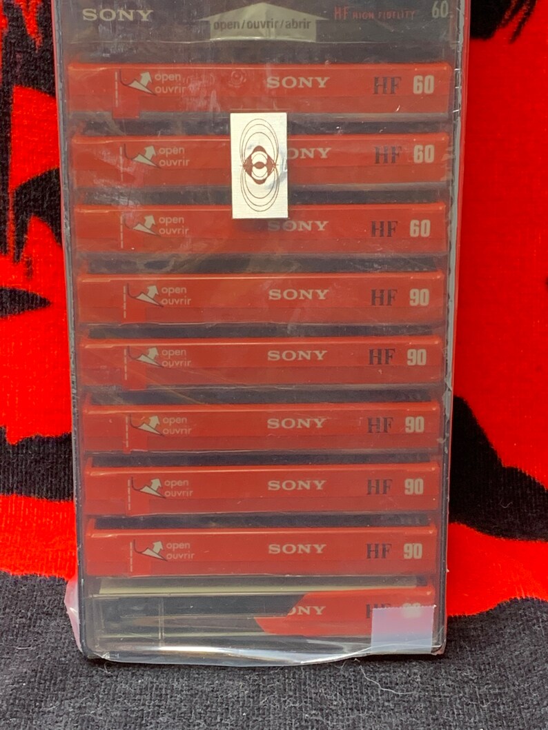 Sony Blank Cassette Tapes With Holder. Etsy