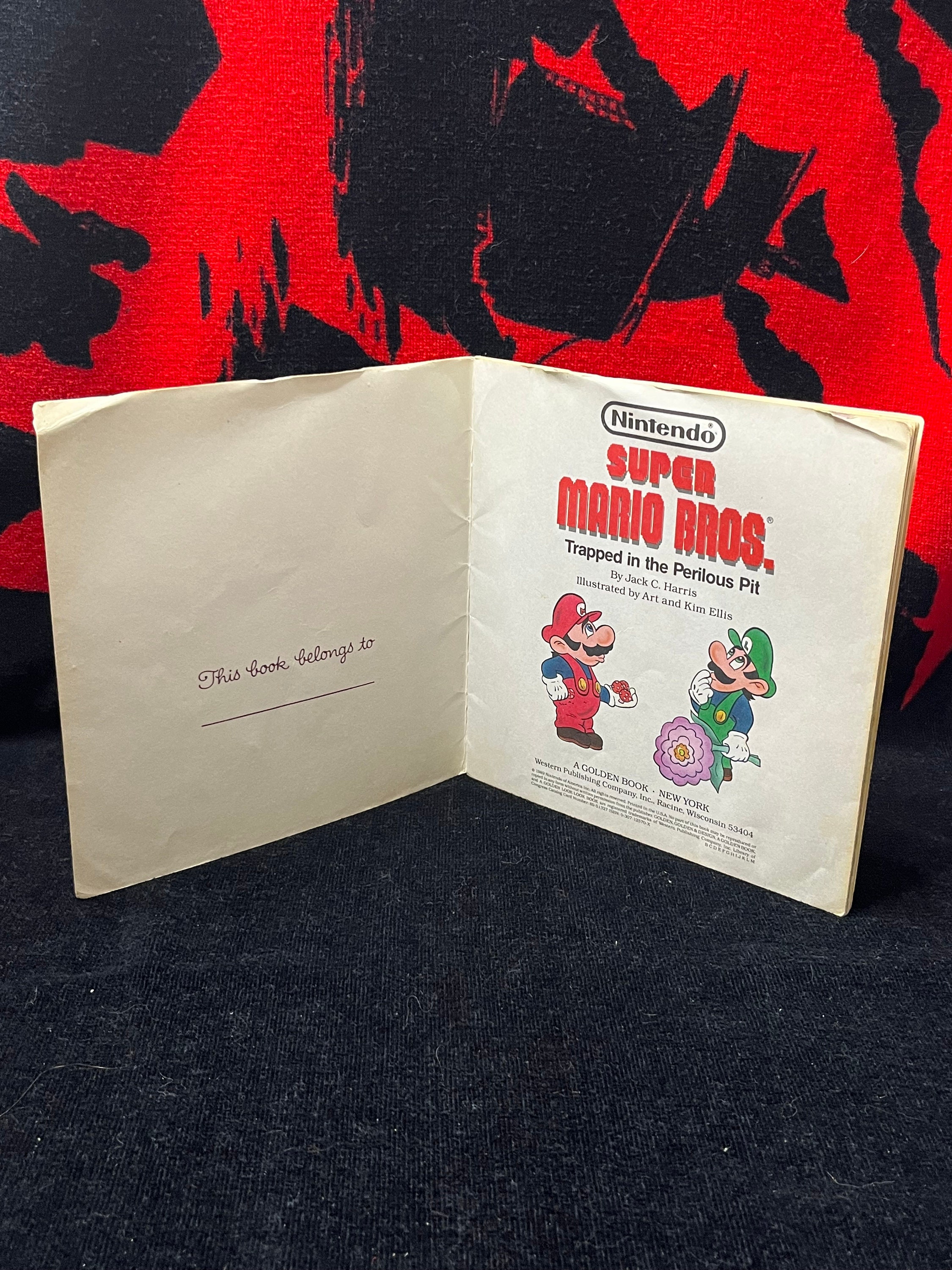 Nintendo. Vintage Super Mario Bros. Book. Golden. 1989 - Etsy