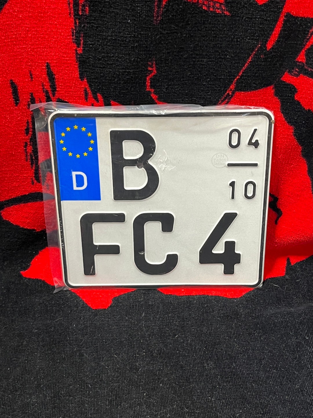 Vintage German Licence Plate. European Union. Good Condition. Etsy