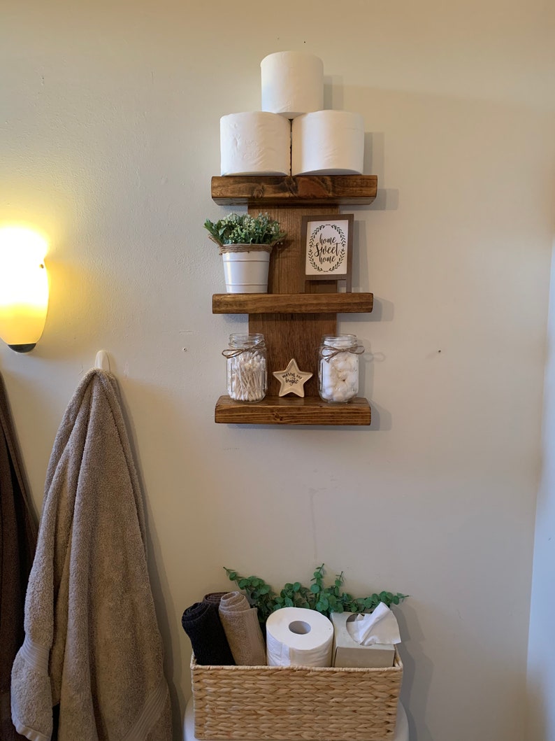 Rustic Handmade Wooden Shelves Wall Decor Etsy