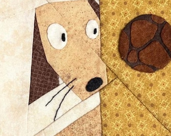 Dog Quilt - Puppy Dog Quilt Block Pattern PDF!