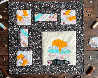 Cat Quilt Pattern - All is Purrfect Mini Quilt Pattern