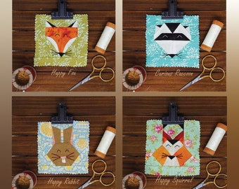 Woodland Animals Quilt Block Patterns