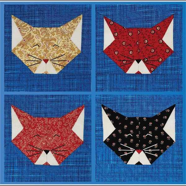 Cat Quilt Pattern - Etsy