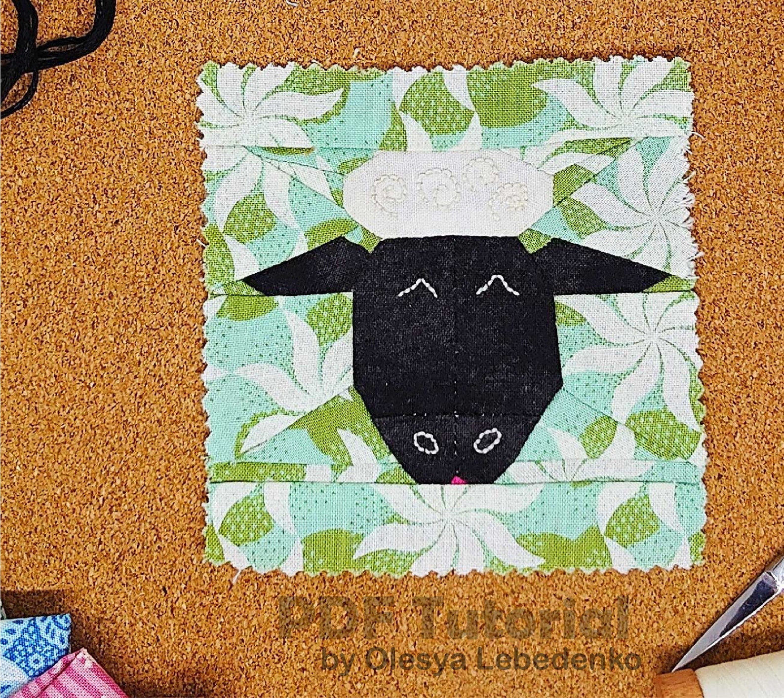 Happy Sheep Quilt Block Pattern Baby Quilt Block Patterns - Etsy